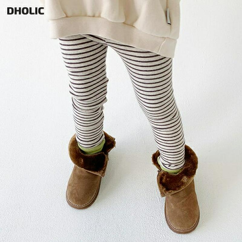 【只今20%OFF】配色ボーダーレギンス・u09318 キッズ【3~8才】【pt】【レギンス パンツ ズボン ロングパンツ 長ズボン ボーダー 柄 カジュアル ラフ 女の子 男の子 秋 冬 韓国 韓国子供服 子供 こども 子供服 こども服】【KIDS】