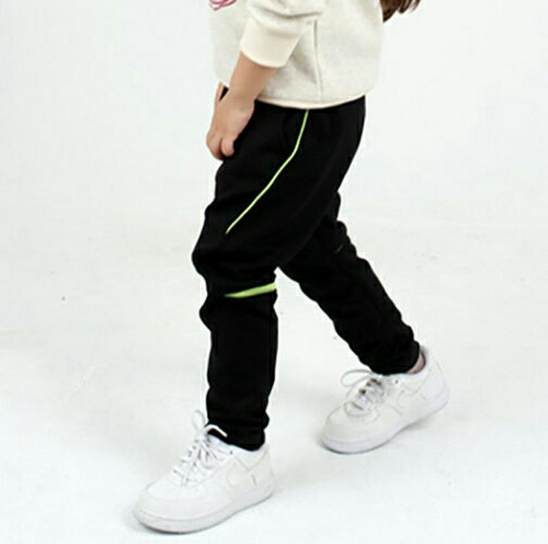 裏起毛ネオン配色パンツ・p009308 キッズ【3~8才】【pt】【パンツ ズボン ロングパンツ 長ズボン 配色 ネオン 裏起毛 カジュアル ラフ 女の子 男の子 秋 冬 韓国 韓国子供服 子供 こども 子供服 こども服】【KIDS】