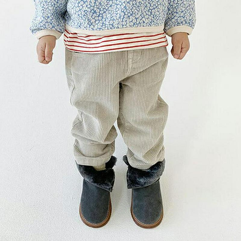 【只今20%OFF】ルーズコーデュロイパンツ・u09319 キッズ【3~8才】【pt】【パンツ ズボン ロングパンツ 長ズボン コーデュロイ ゆったり ルーズ ラフ カジュアル シンプル 単色 女の子 男の子 秋 冬 韓国 韓国子供服 子供 こども 子供服 こども服】【KIDS】
