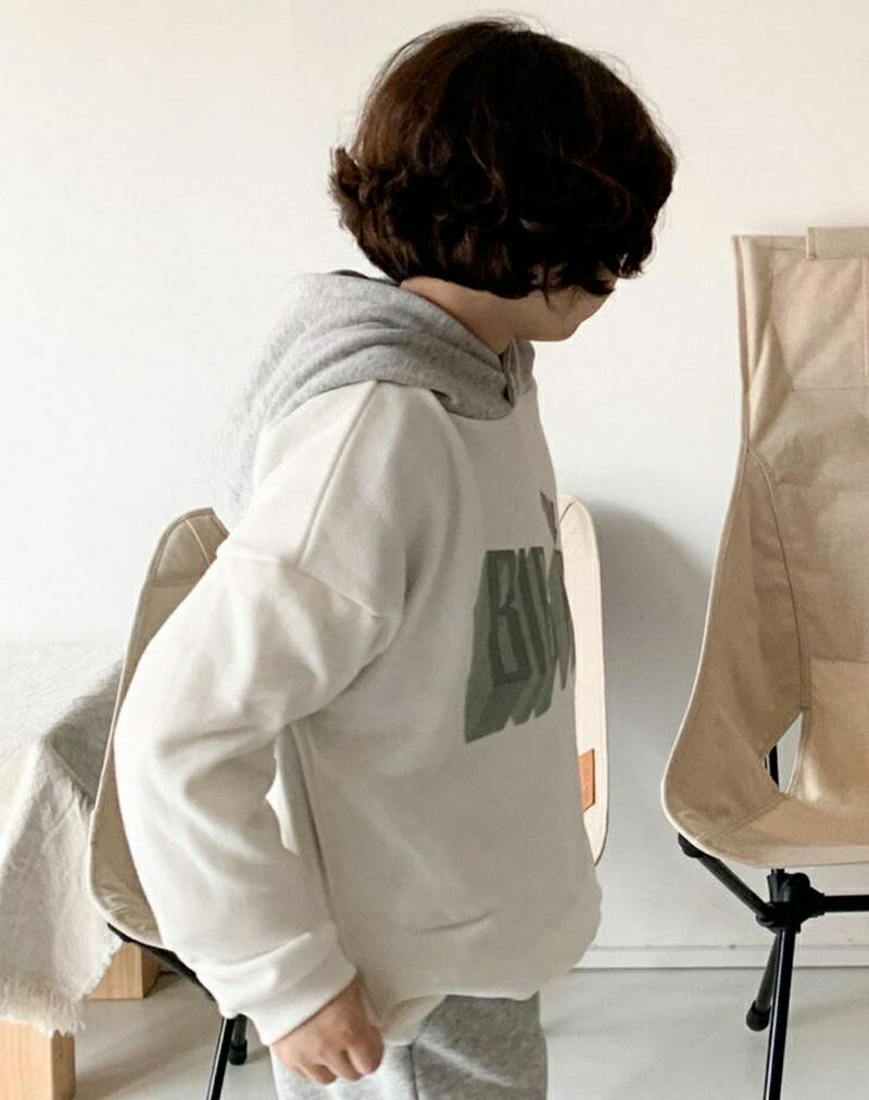 【只今20%OFF】ビッグピクチャーフード(kids)・u09273 キッズ【3~8才】【tops】【トップス パーカー フード フーディー フーディ 長袖 ロゴ ロゴトップス カジュアル ラフ 女の子 男の子 秋 冬 韓国 韓国子供服 子供 こども 子供服 こども服】【KIDS】