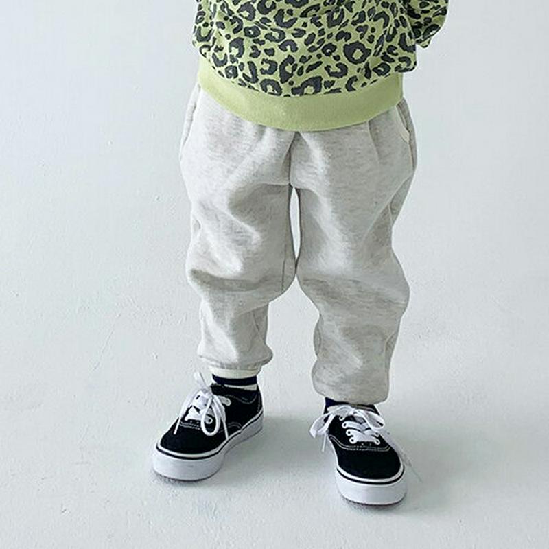 【只今20%OFF】両起毛配色ジョガーパンツ・u09351 キッズ【3~8才】【pt】【パンツ ズボン ロングパンツ 長ズボン 起毛 裏起毛 両起毛 単色 無地 シンプル ベーシック カジュアル ジョガーパンツ 女の子 男の子 冬 韓国 韓国子供服 子供 こども 子供服 こども服】【KIDS】