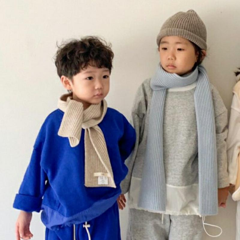 【キッズ20%OFF】裏起毛ログスウェット(kids)・u09285 キッズ【3~8才】【tops】【トップス スウェット トレーナー 長袖 裏起毛 単色 無地 シンプル カジュアル ラフ 女の子 男の子 冬 韓国 韓国子供服 子供 こども 子供服 こども服】【KIDS】