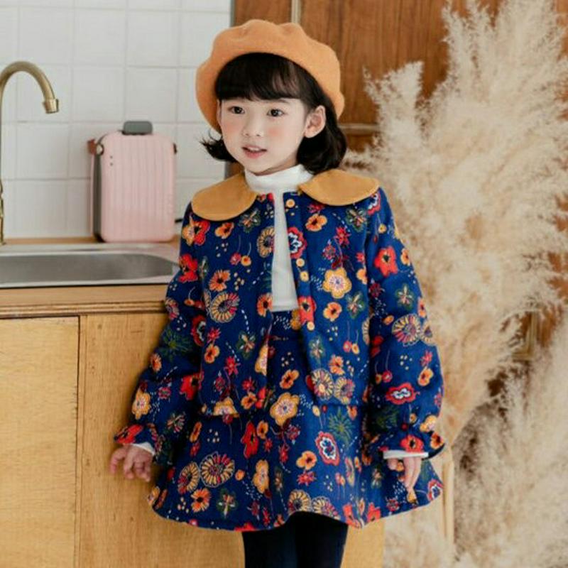 【キッズ20%OFF】裏起毛フラワーパターンジャケット上下SET(kids)・u09313 キッズ【3~8才】【set】【上下 セットアップ setup ジャケット アウター スカート ミニスカート 花柄 フラワー 裏起毛 かわいい 女の子 冬 韓国 韓国子供服 子供 こども 子供服 こども服】【KIDS】
