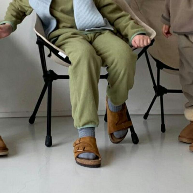 ダブルソフトパンツ(kids)・u09291 キッズ【3~8才】【pt】【パンツ ズボン ロングパンツ 長ズボン ソフト 単色 無地 シンプル カジュアル ラフ ウエストゴム 女の子 男の子 冬 韓国 韓国子供服 子供 こども 子供服 こども服】【KIDS】