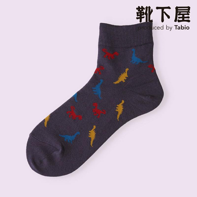 【全品送料無料★〜6/11 23:59迄】【クーポンで3足1,100円】【Mighty Soxer】 恐竜ショートソックス / 靴下屋 3pairs 靴下 タビオ マイティソクサー くつ下 ショート レディース 日本製 2206ka
