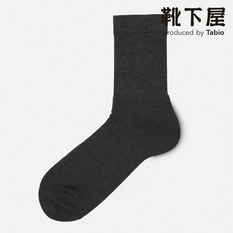 【あす楽】【Tabio MEN】 メンズ キックガードパイルソックス / 靴下屋 靴下 タビオ くつ下 クルー メンズ 日本製