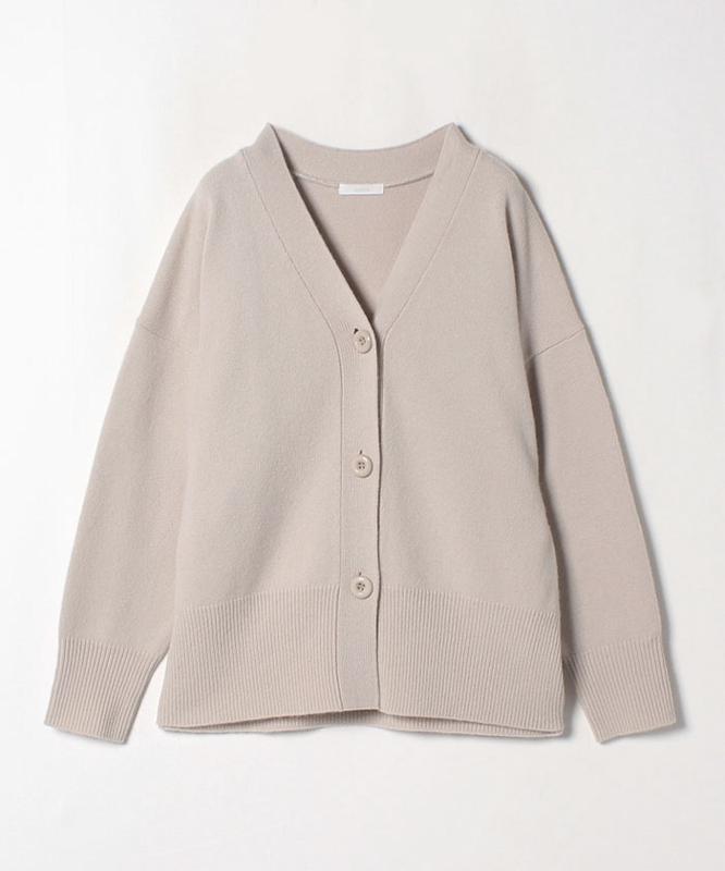 AIRWOOLオーバーVカーディガン
