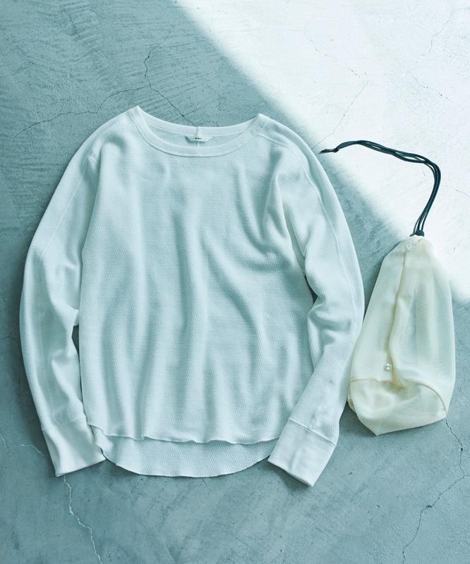 ●【et sort.】ワッフルプルオーバー＋ランドリーバッグ（note et silence.）
