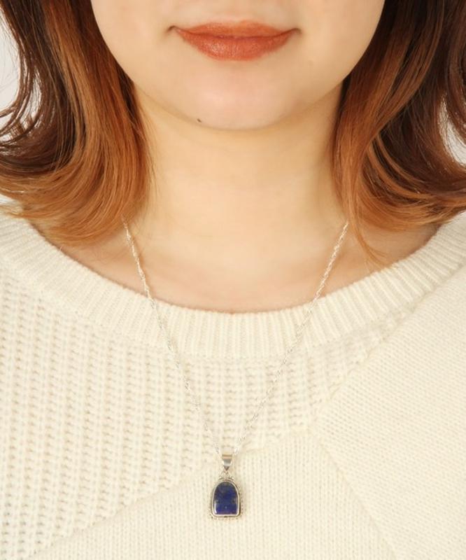 【大人気フランス一点もの】ラピスラズリネックレス