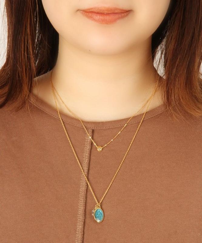 【セットで自分へのご褒美に】K14GF 不思議のメダイネックレス二本セット