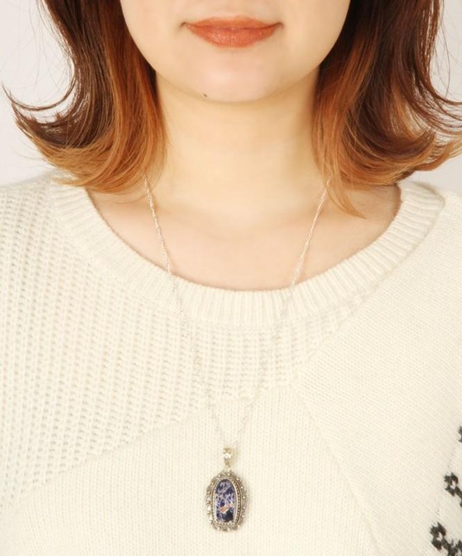 【大人気フランス一点もの】ソーダライトネックレス