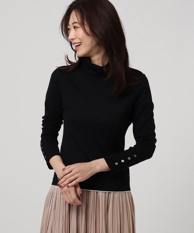 リッシュウールタートルネックプルオーバー