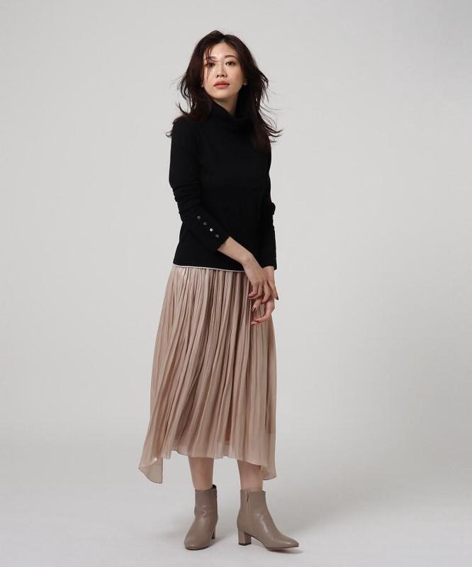 リッシュウールタートルネックプルオーバー