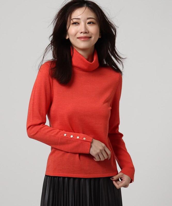 リッシュウールタートルネックプルオーバー