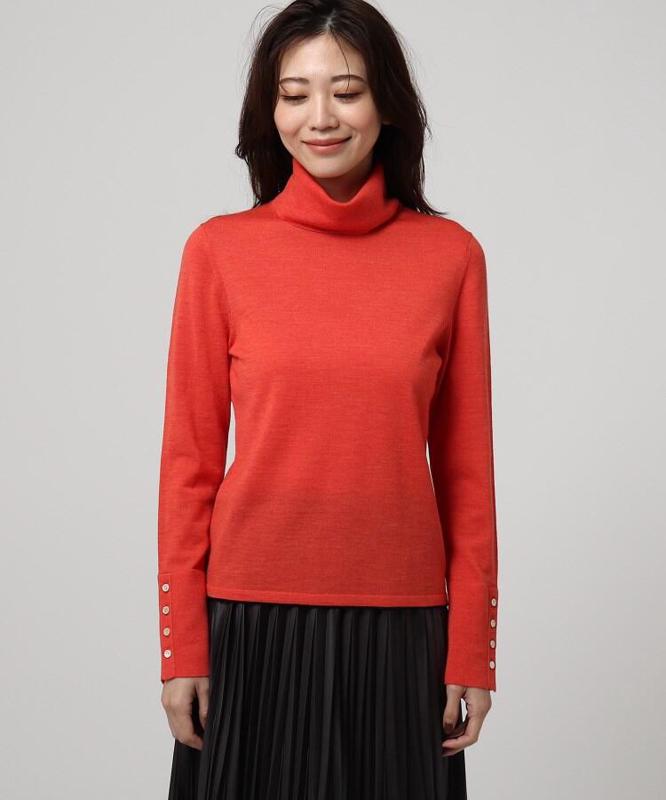 リッシュウールタートルネックプルオーバー