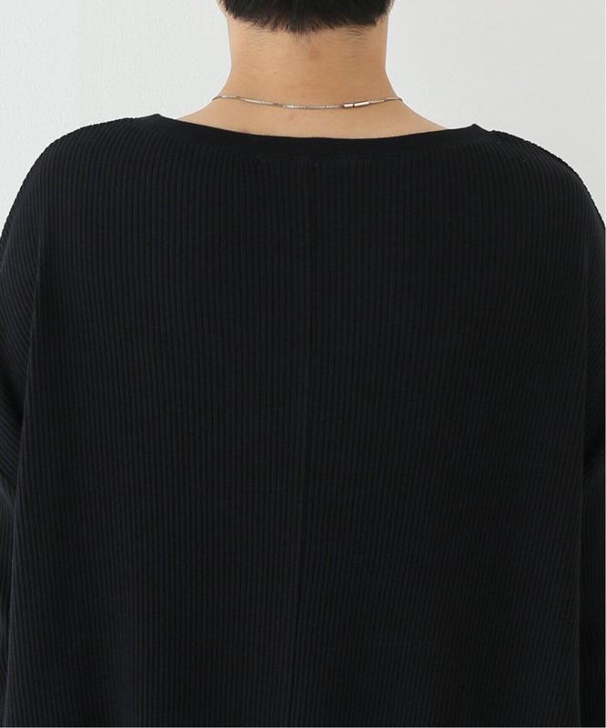 《追加》コットンテレコリブ ボートネックワイドチュニック◆（JOURNAL STANDARD relume）