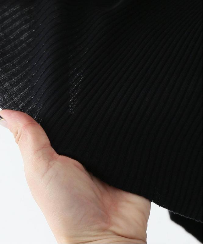 《追加》コットンテレコリブ ボートネックワイドチュニック◆（JOURNAL STANDARD relume）