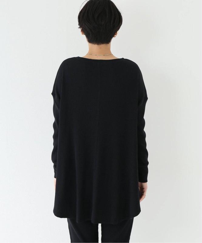 《追加》コットンテレコリブ ボートネックワイドチュニック◆（JOURNAL STANDARD relume）