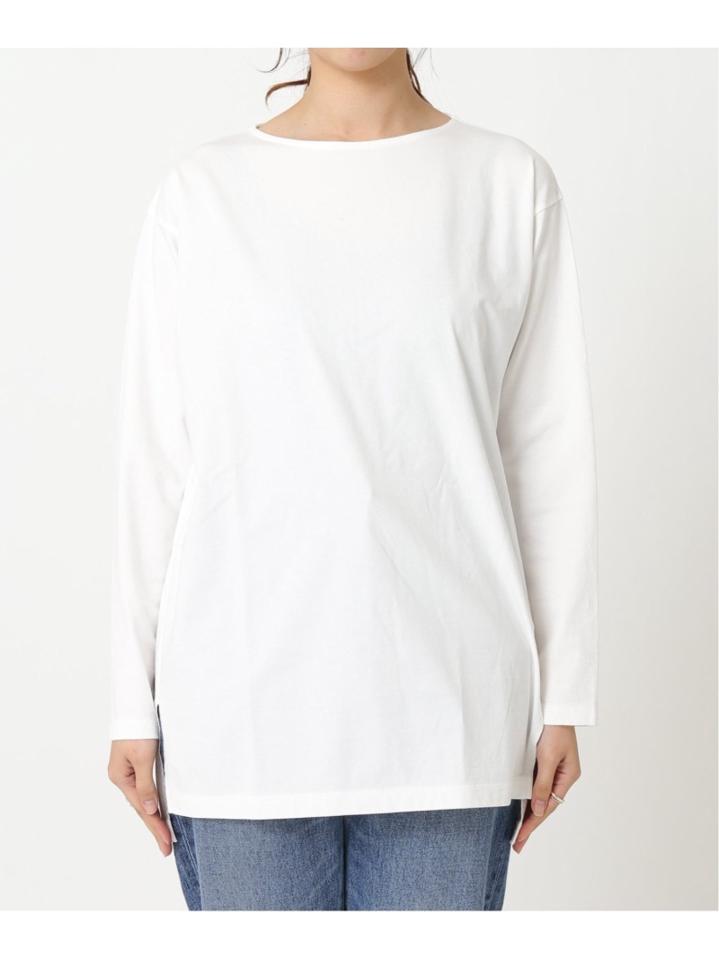 プレミアムコットン スクエアヘムロングTee