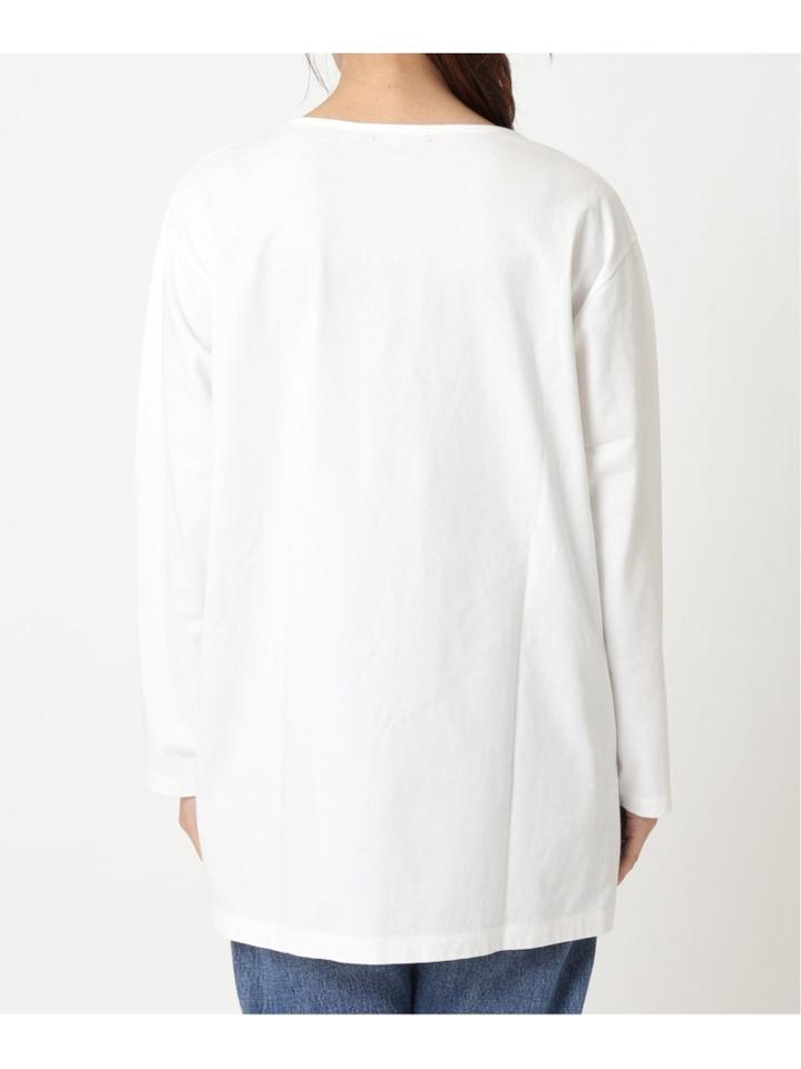 プレミアムコットン スクエアヘムロングTee