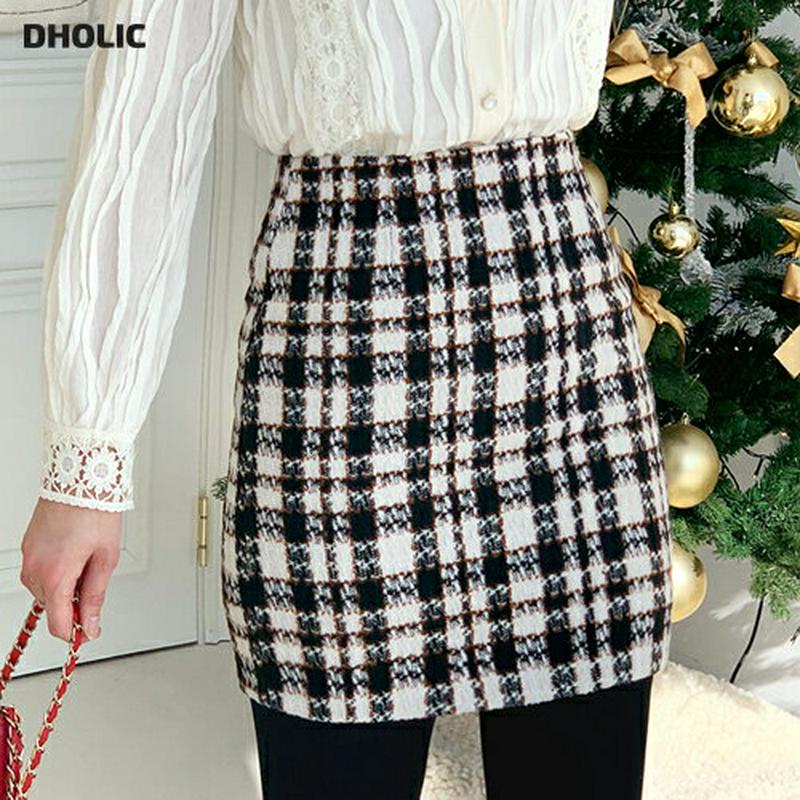 【只今10%OFF】チェックミニスカート・全3色・t62058 レディース 【sk】【韓国 ファッション ボトムス スカート ミニ ショート Hライン 台型 チェック レトロ ビンテージ カジュアル 秋 冬】