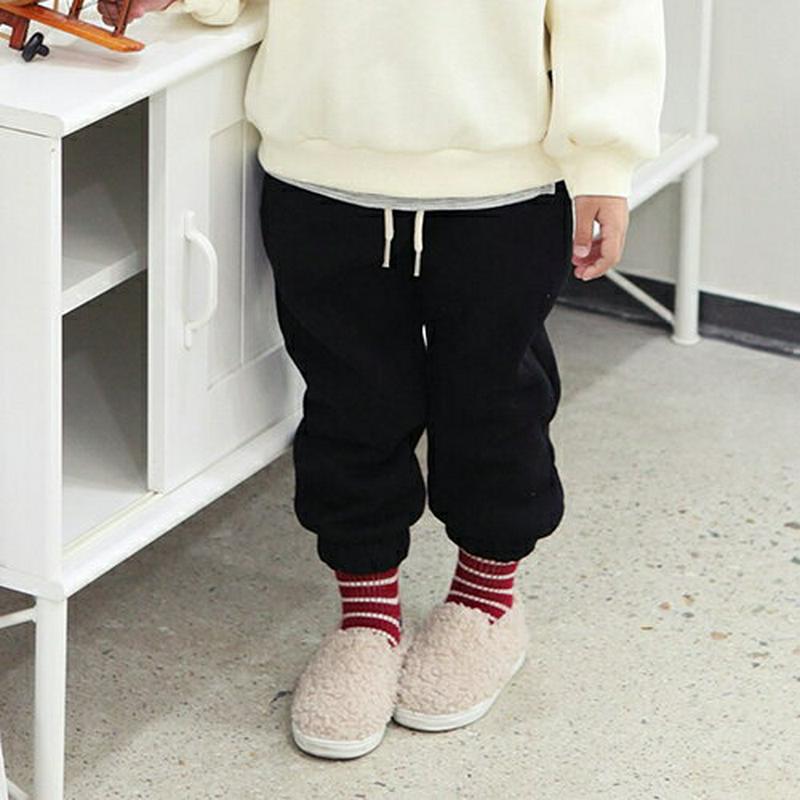 裏起毛スウェットジョガーパンツ・p009942 キッズ【3~8才】【pt】【パンツ ズボン ロングパンツ 長ズボン ジョガーパンツ ジョガー スウェット 裏起毛 単色 無地 シンプル ラフ 女の子 男の子 冬 韓国 韓国子供服 子供 こども 子供服 こども服】【KIDS】