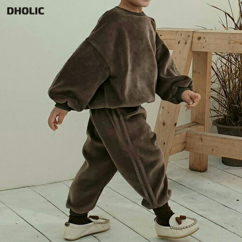 【キッズ30%OFF】ベルベットラインスウェット上下SET(junior)・u09720 キッズ【9~17才】【set】【セットアップ setup トップス 長袖 スウェット トレーナー パンツ ズボン 長ズボン ベルベット 女の子 男の子 秋 冬 韓国 韓国子供服 子供 こども 子供服 こども服】【KIDS】
