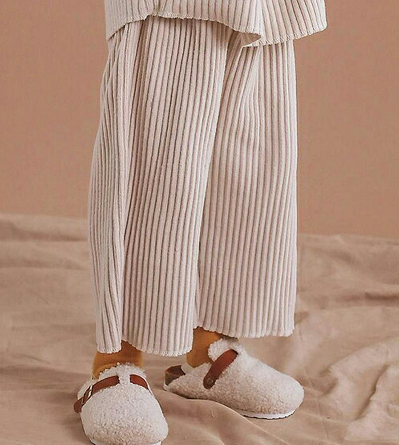 両起毛リブパンツ・p009994 キッズ【3~8才】【pt】【パンツ ズボン ロングパンツ 長ズボン 起毛 裏起毛 両起毛 リブ リブパンツ 単色 シンプル カジュアル ラフ 女の子 男の子 冬 韓国 韓国子供服 子供 こども 子供服 こども服】【KIDS】