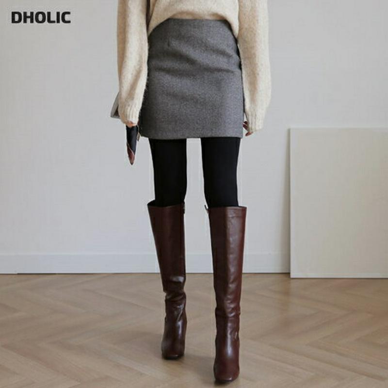 【只今10%OFF】ソフトミニスカート・全3色・t61235 レディース 【sk】【韓国 ファッション ボトムス スカート ミニ ショート 台型 Hライン 無地 ウール調 厚手 シンプル デイリー ベーシック カジュアル 秋 冬】