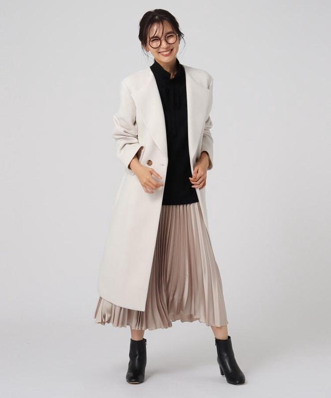 ルーチェリッチメリノロングコート