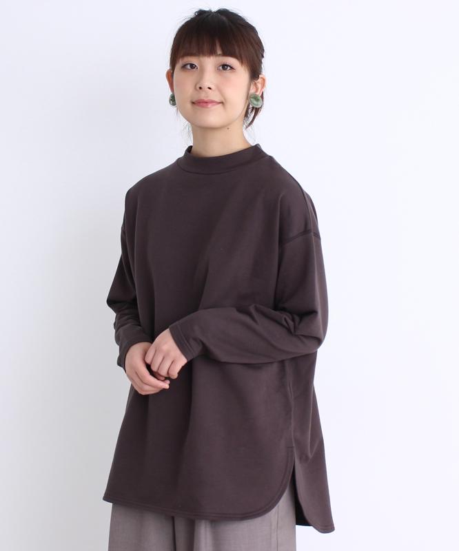 ●mat　60Super裏毛 モックネックプルオーバー（mat quotidien）