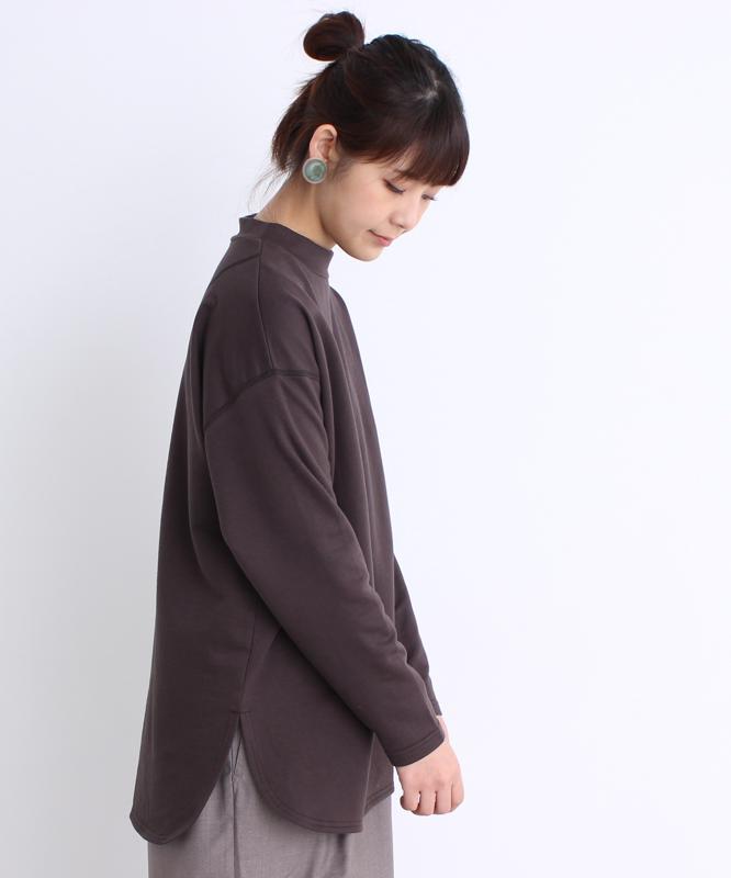 ●mat　60Super裏毛 モックネックプルオーバー（mat quotidien）