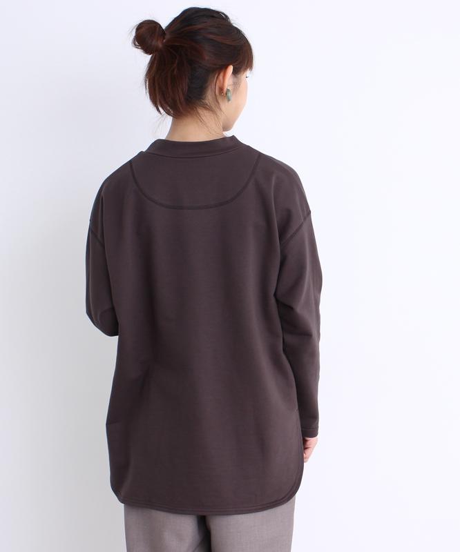 ●mat　60Super裏毛 モックネックプルオーバー（mat quotidien）