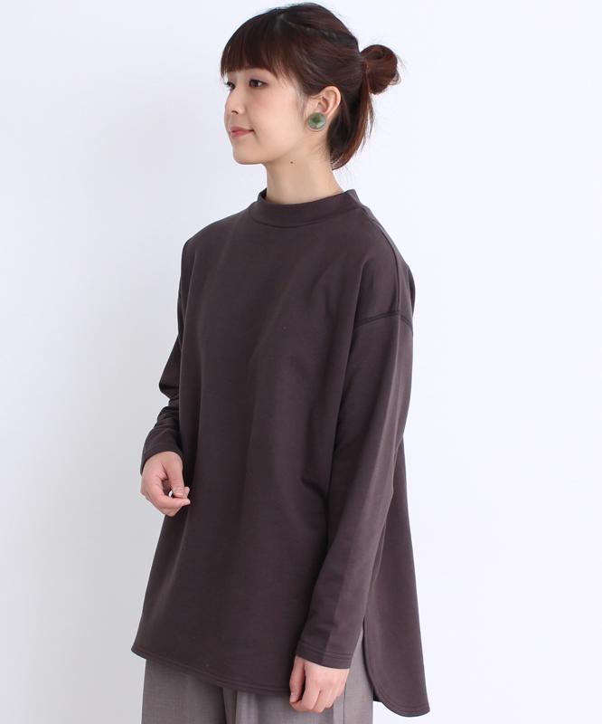 ●mat　60Super裏毛 モックネックプルオーバー（mat quotidien）
