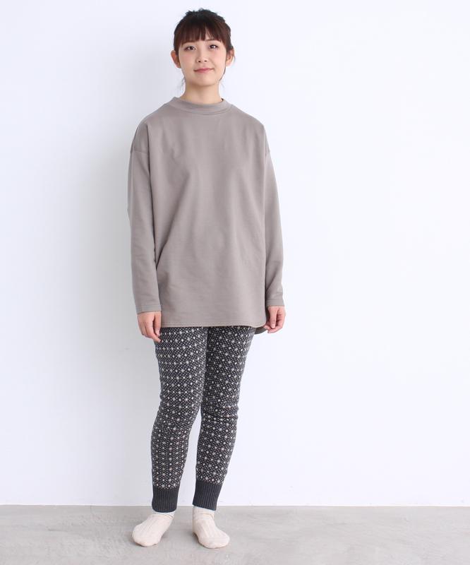 ●mat　60Super裏毛 モックネックプルオーバー（mat quotidien）