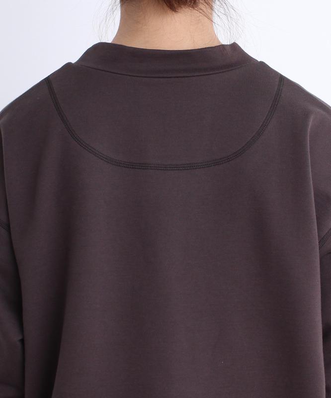 ●mat　60Super裏毛 モックネックプルオーバー（mat quotidien）