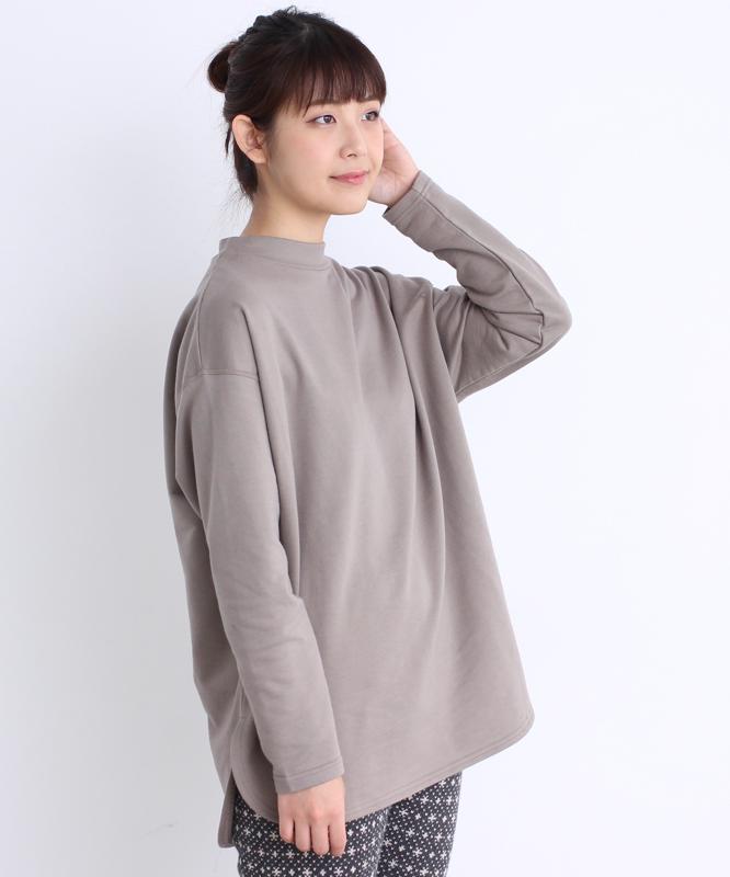 ●mat　60Super裏毛 モックネックプルオーバー（mat quotidien）