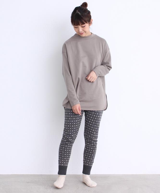 ●mat　60Super裏毛 モックネックプルオーバー（mat quotidien）