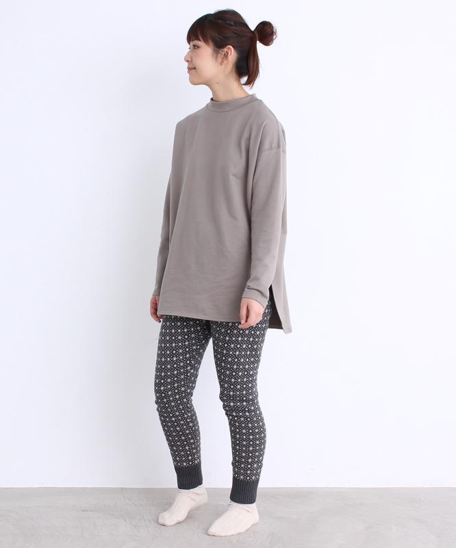 ●mat　60Super裏毛 モックネックプルオーバー（mat quotidien）