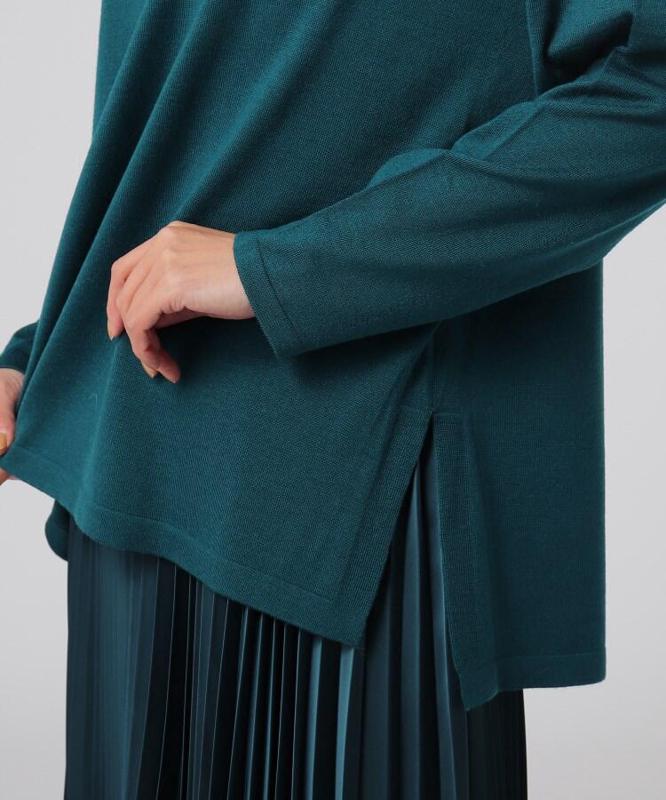 ボウタイニットプルオーバー