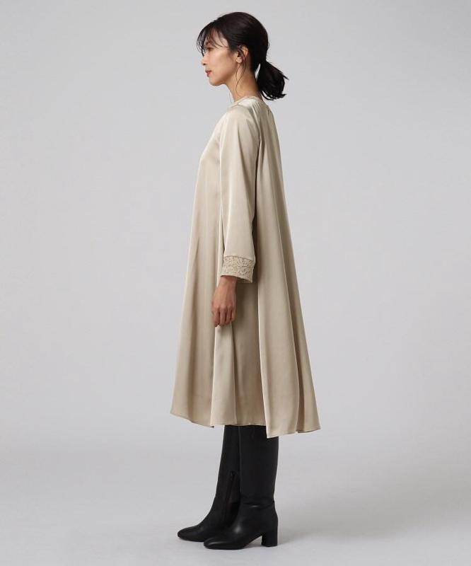 リッシュサテンレースワンピース