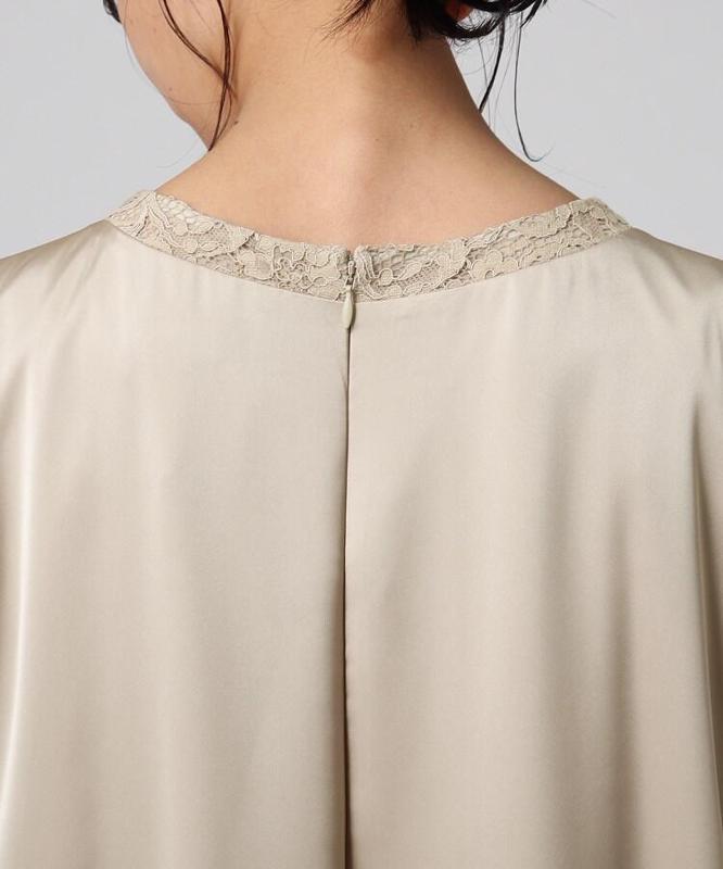 リッシュサテンレースワンピース