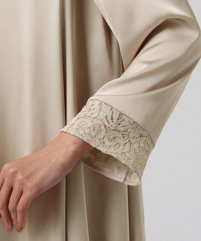 リッシュサテンレースワンピース