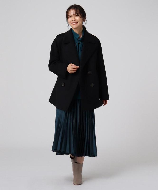 ルーチェリッチメリノダブルブレストコート