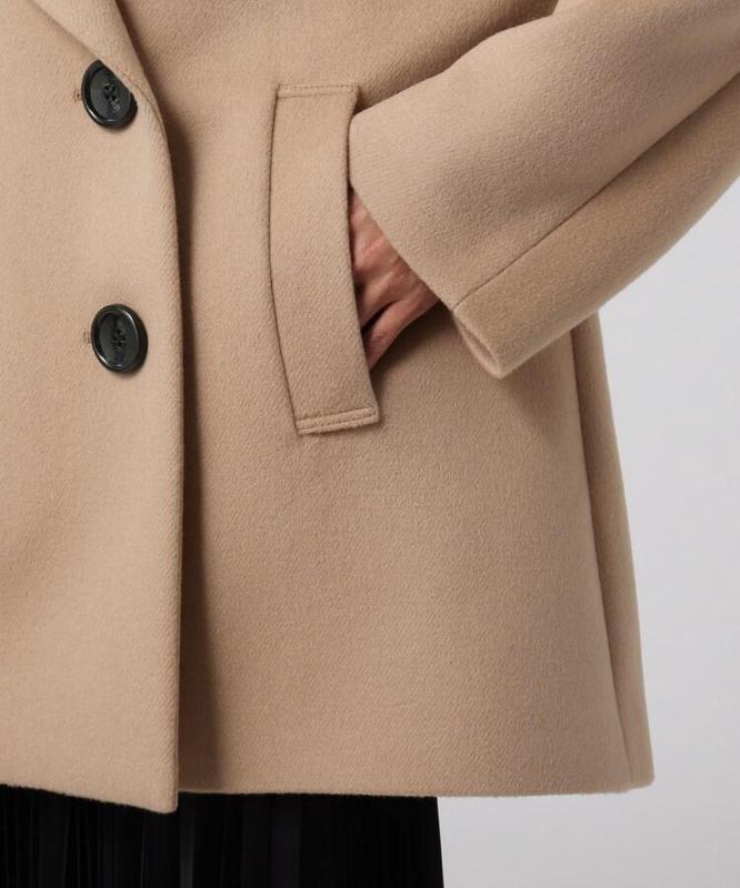 ルーチェリッチメリノダブルブレストコート