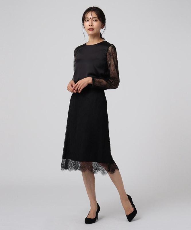 レースミモレスカート