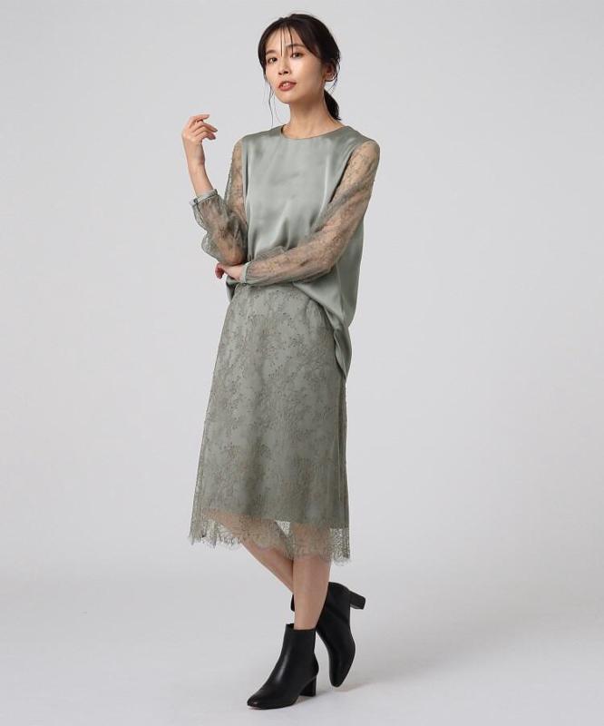 レースミモレスカート