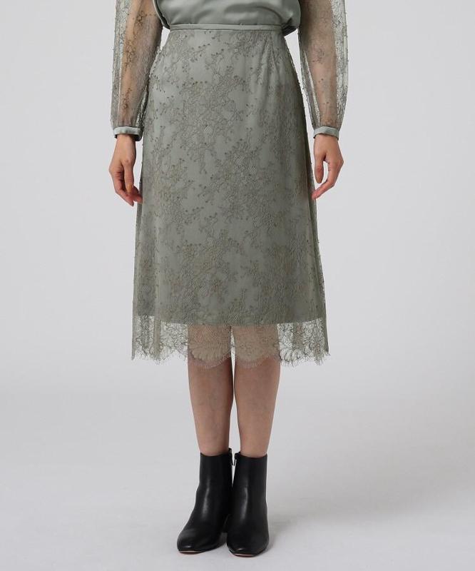 レースミモレスカート