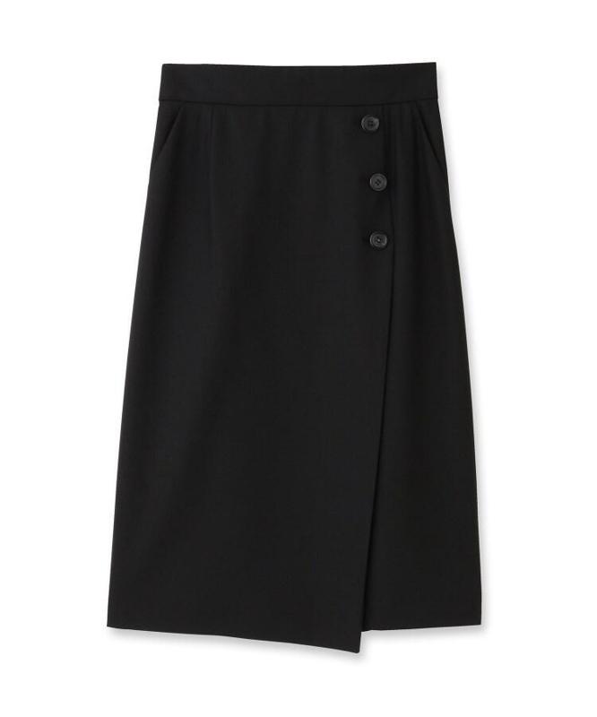 マリーニリベルタストレッチ ラップ風スカート