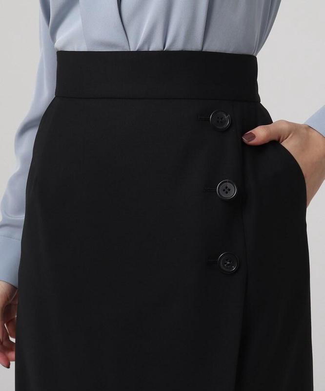 マリーニリベルタストレッチ ラップ風スカート